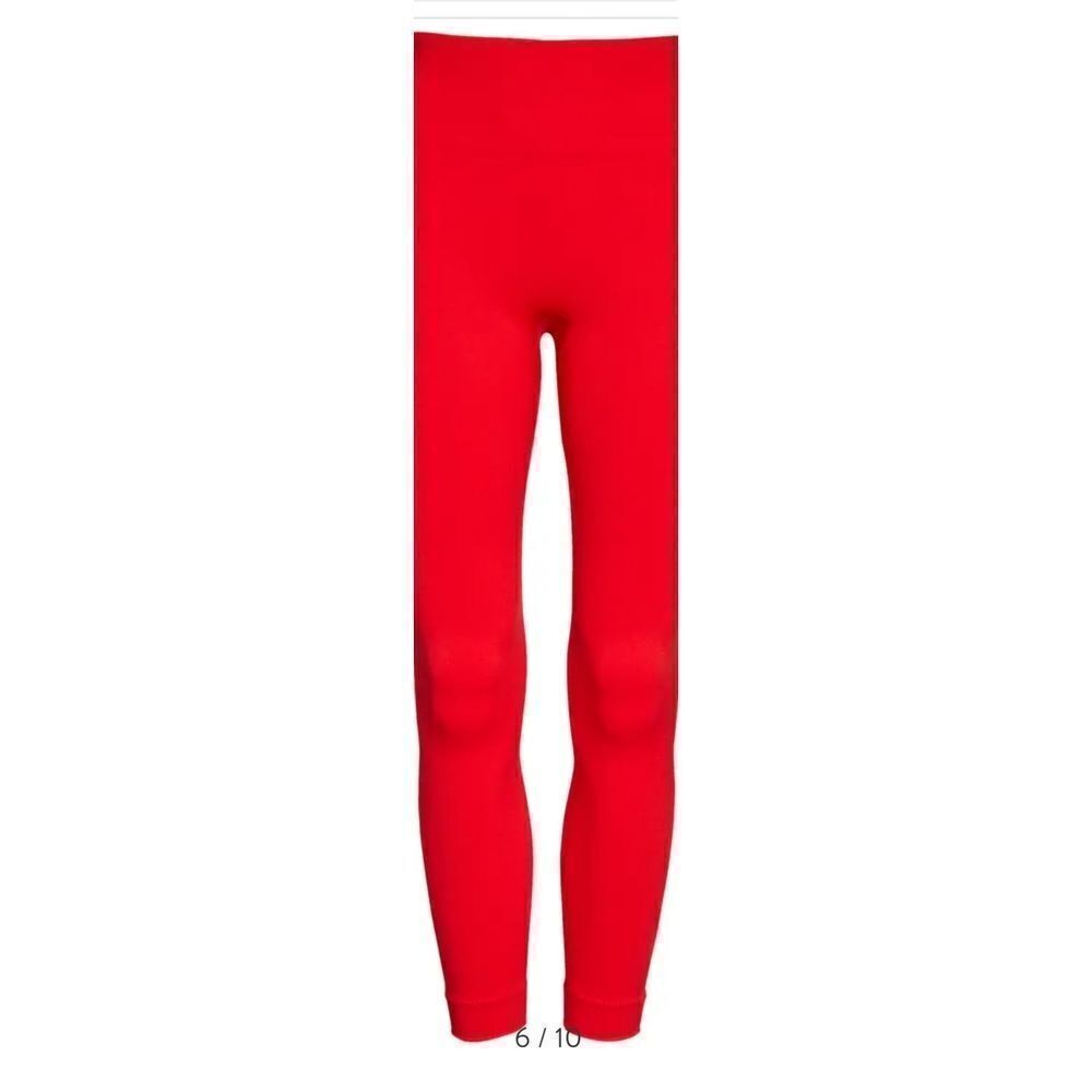 We Wore What Women's Red Seamless High Waist Leggings Size Large - Picture 13 of 16